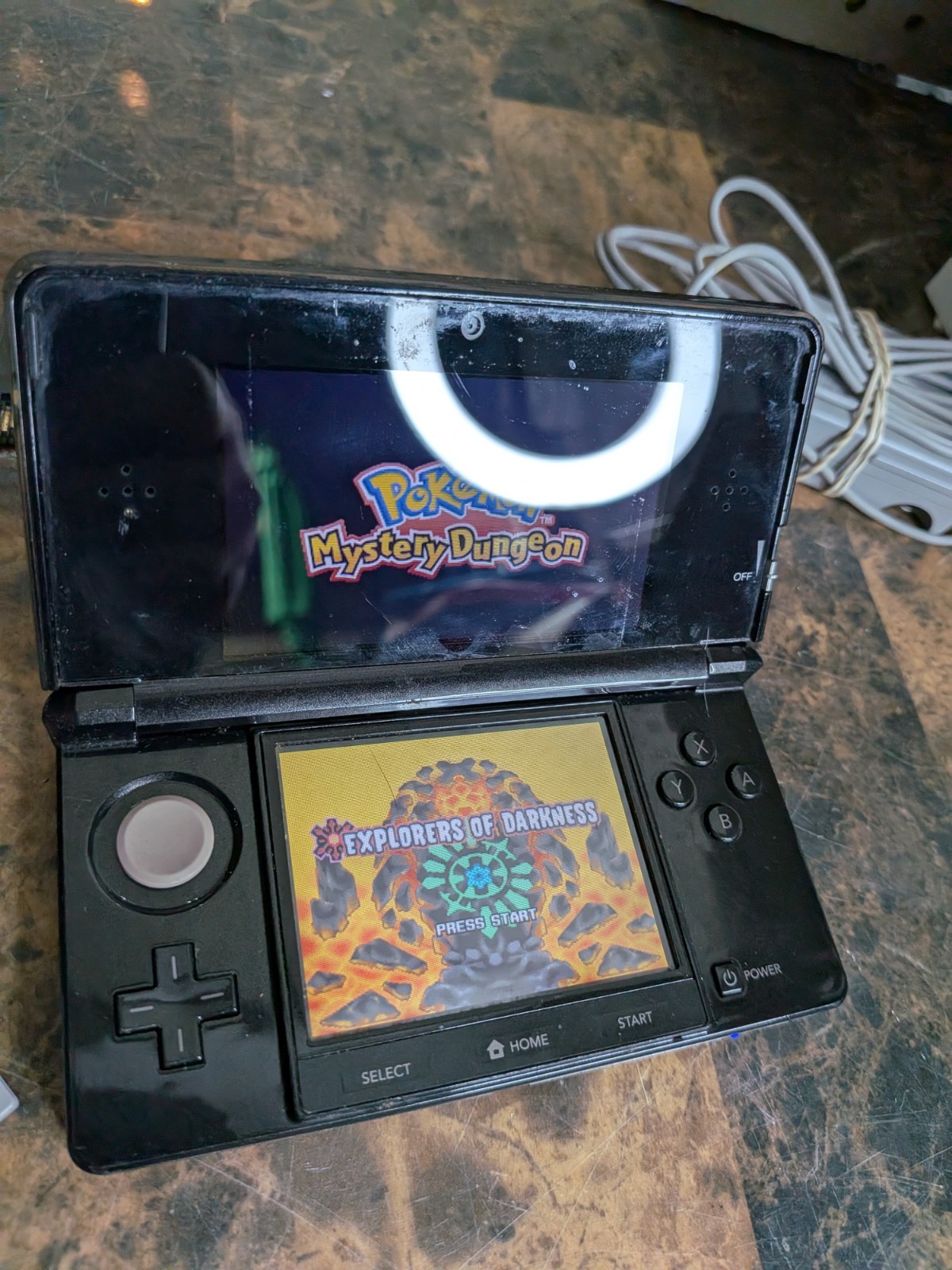 Nintendo 3DS Console Black CTR-001 USA Bundle Case Mario Pokemon Charger 16GB