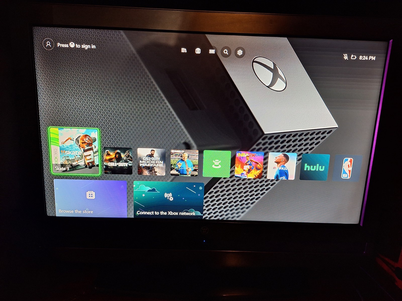 Microsoft Xbox One X Console 1TB 1787 BUNDLE 2 Controllers, Power Cords, 5 Games