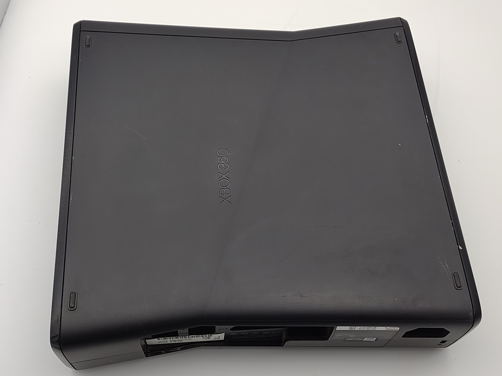 Xbox 360 S Slim 4GB Black Console System 2 Controllers Microsoft Lot Model 1439