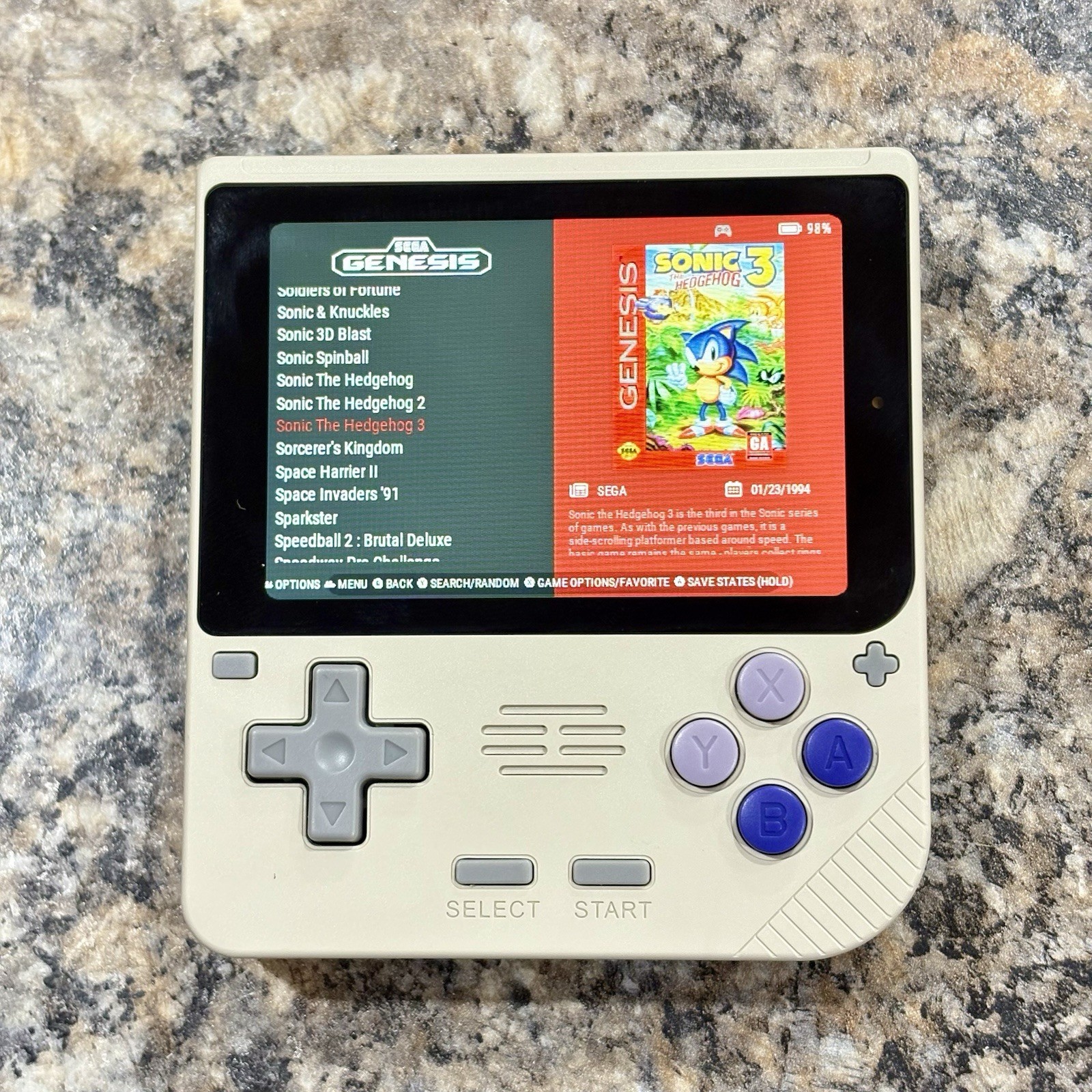 New PowKiddy V10 Gaming Handheld New 64GB Card Custom Loaded Ready To Play