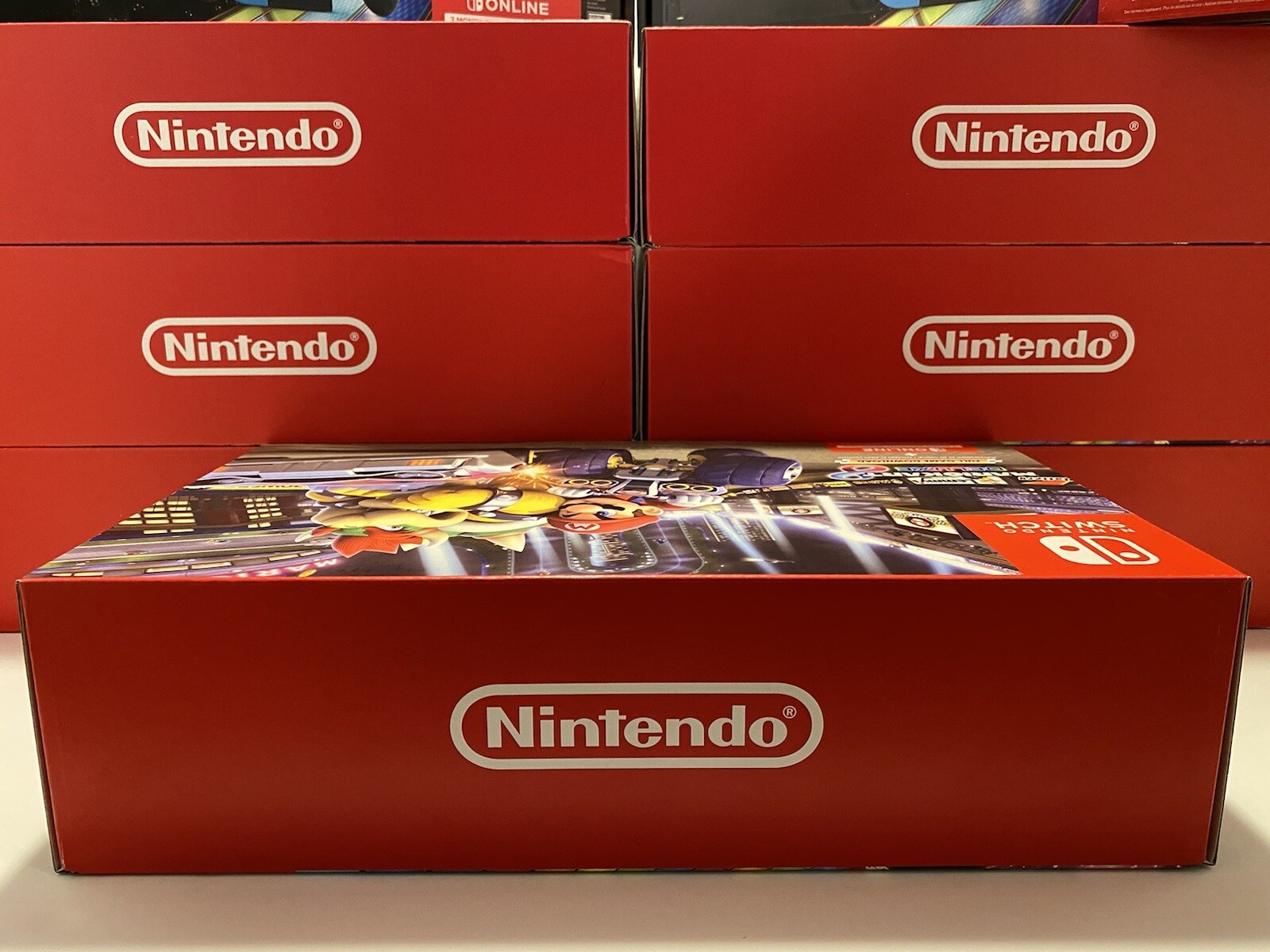 NEW Nintendo Switch Console Mario Kart 8 Deluxe Bundle Neon Blue/Red SHIPS ASAP!