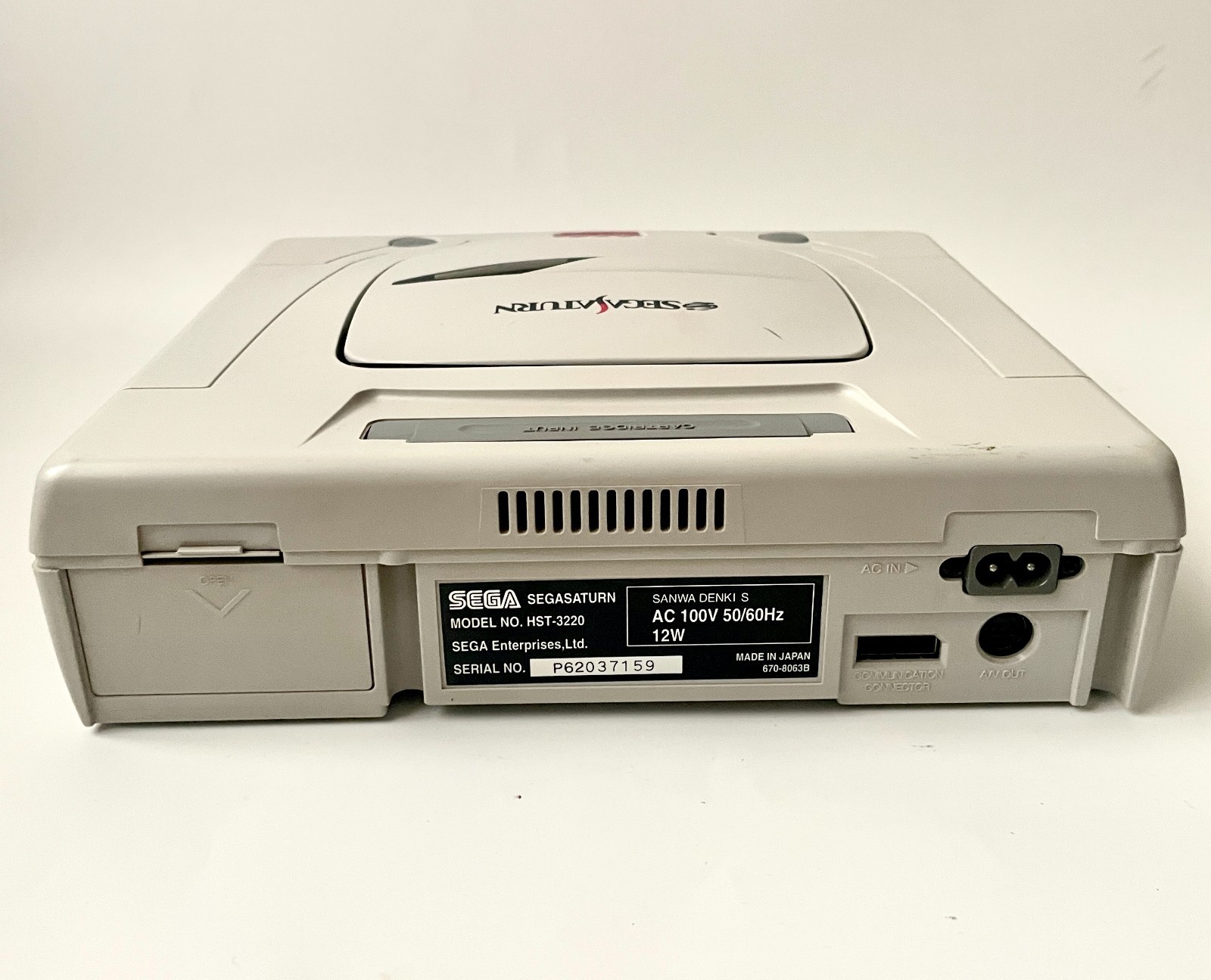 Sega Saturn White Console Bundle 2 Controllers Cables 5 Games NTSC-J Japan Retro