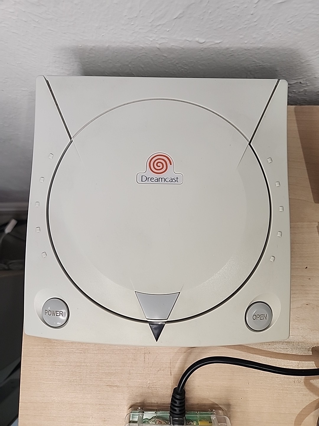 Sega Dreamcast White Console Working Lot 2 Controllers 2 VMU 2 Rumble VGA NTSC