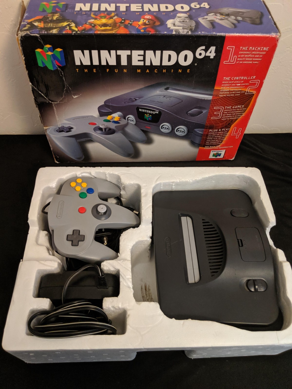 Nintendo 64 Video Game Console N64 Console INCLUDES ORIGINAL BOX