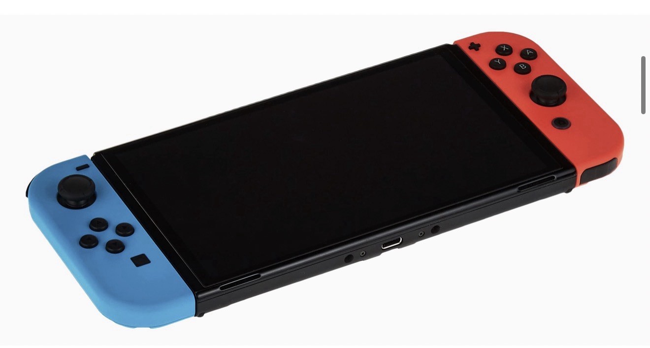 Nintendo Switch OLED HEG-001 64GB Console +Extras Controller 128GB MicroSD Case