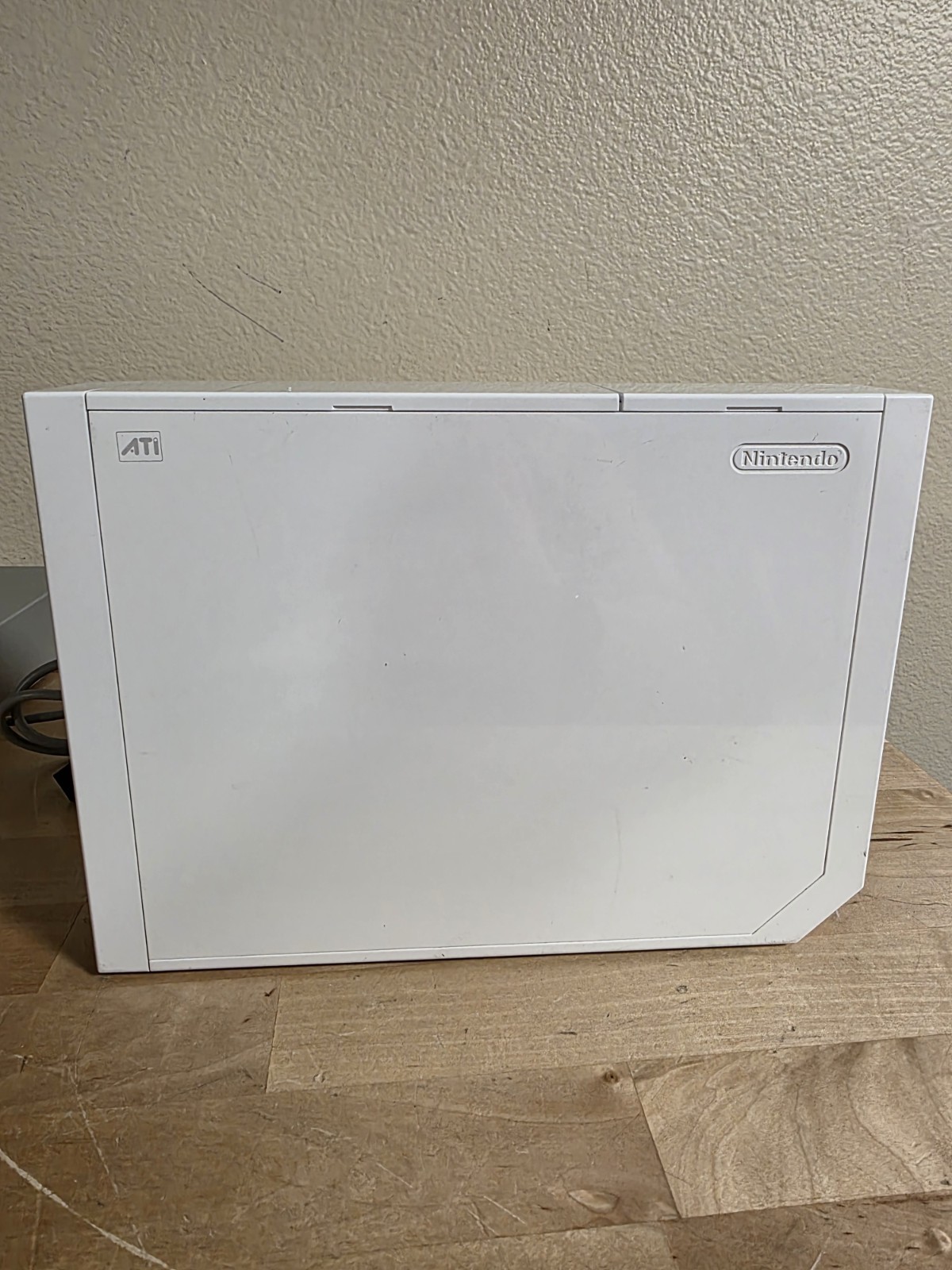 Nintendo Wii RVL001 Console With Cords Tested White System No Controller
