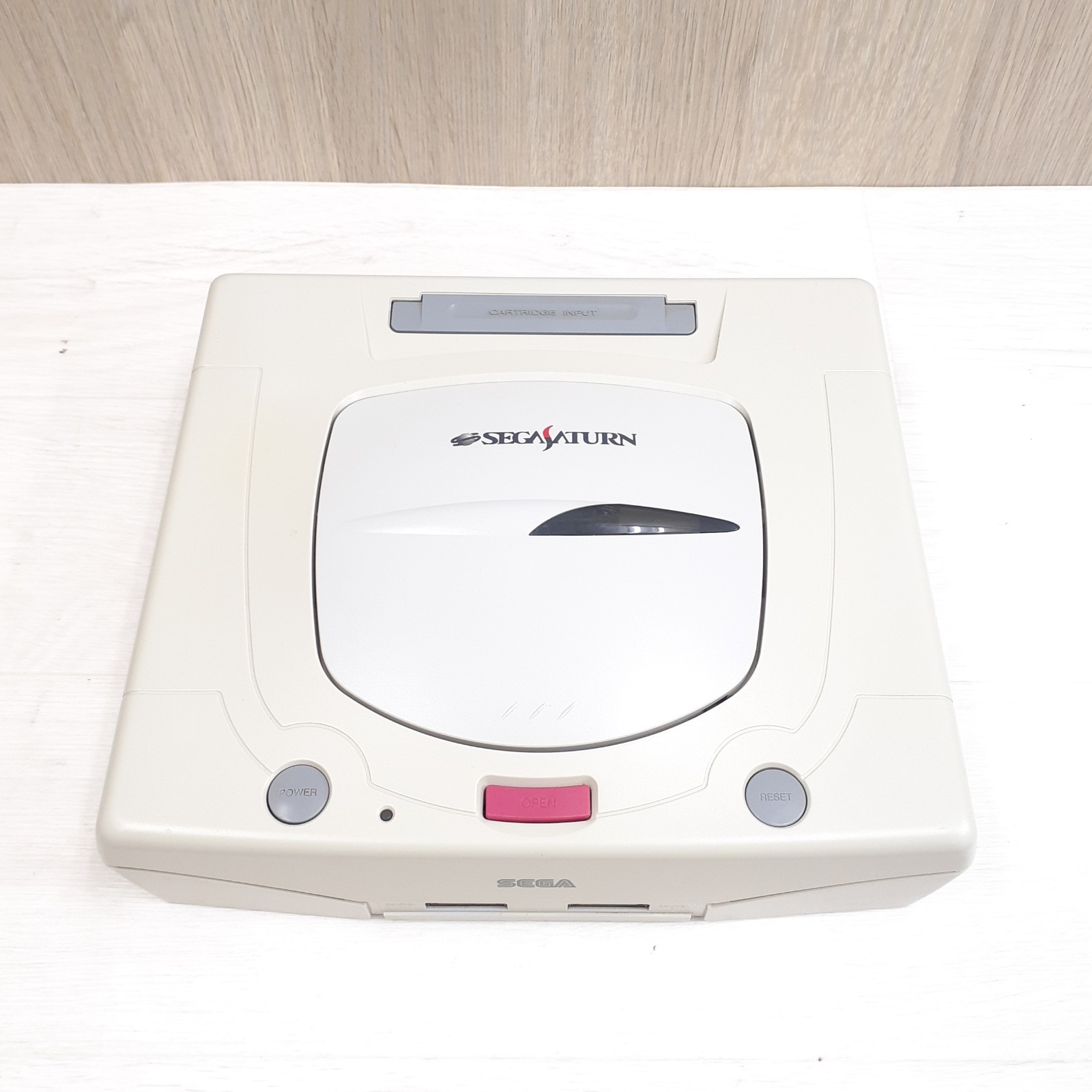 Sega Saturn Console Japan White with 2 Arcade Virtua Stick controllers & 5 Games