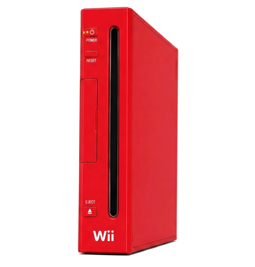 Nintendo Wii Red Console Only RVL-001 GameCube Compatible 1 year warranty