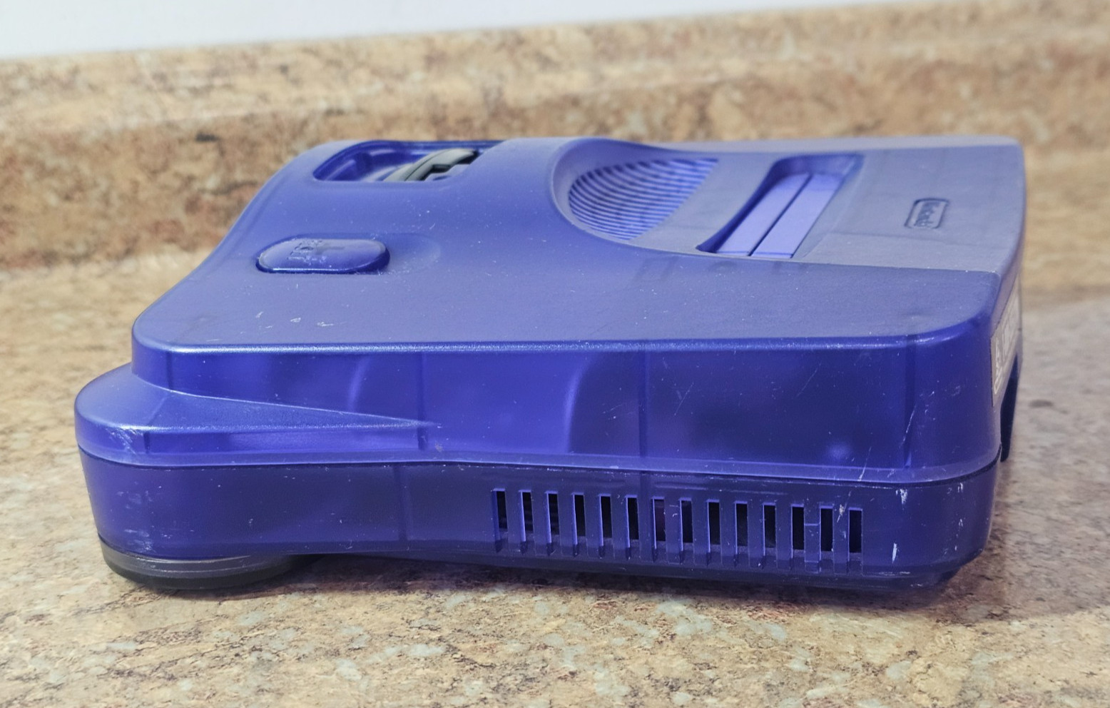 Nintendo 64 N64 NUS-001 USA Funtastic Grape Purple Console ONLY Tested + Working