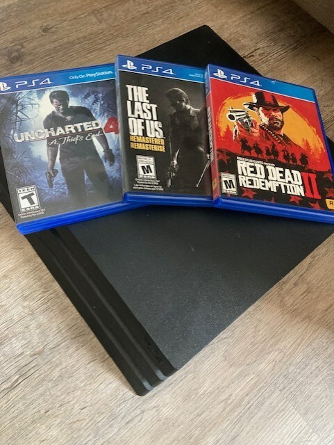 ps4 500mb console with games bundle