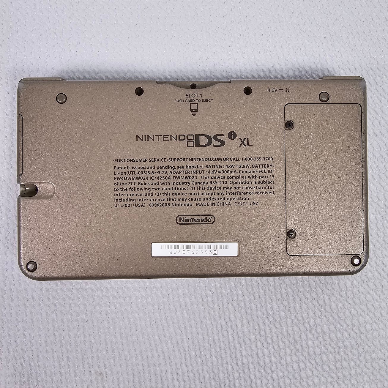 Nintendo DSi XL Bronze Handheld Console Bundle 8 Games OEM Charger Tested