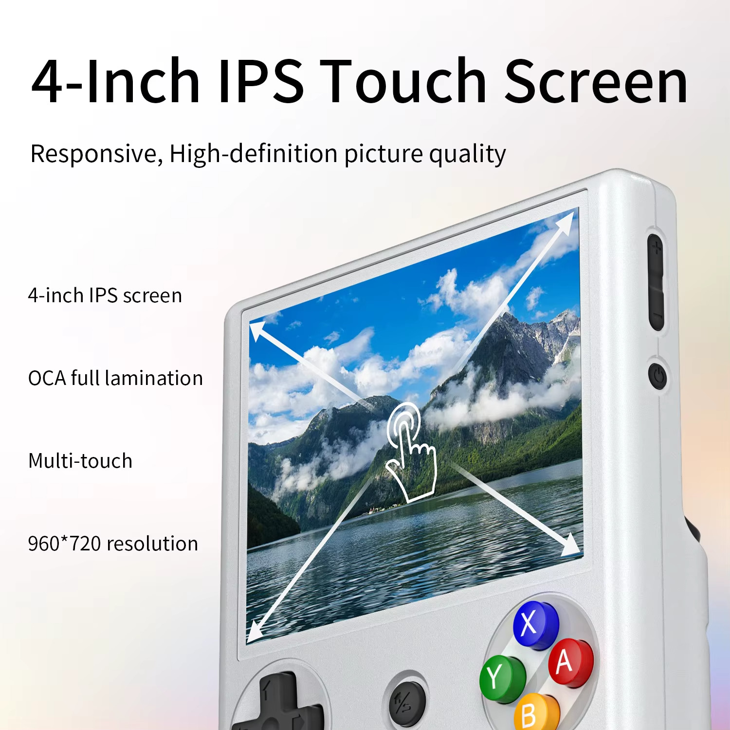 RG406V Handheld Game Console Android13 4″ IPS 128GB 5G WiFi BT HDMI
