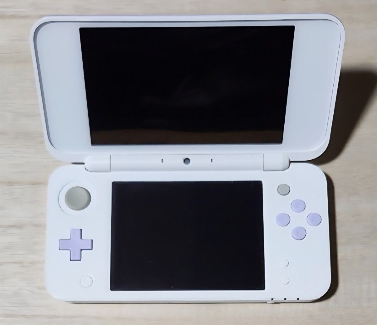 New Nintendo 2DS XL LL White Lavender Console Stylus Working Japanese ver