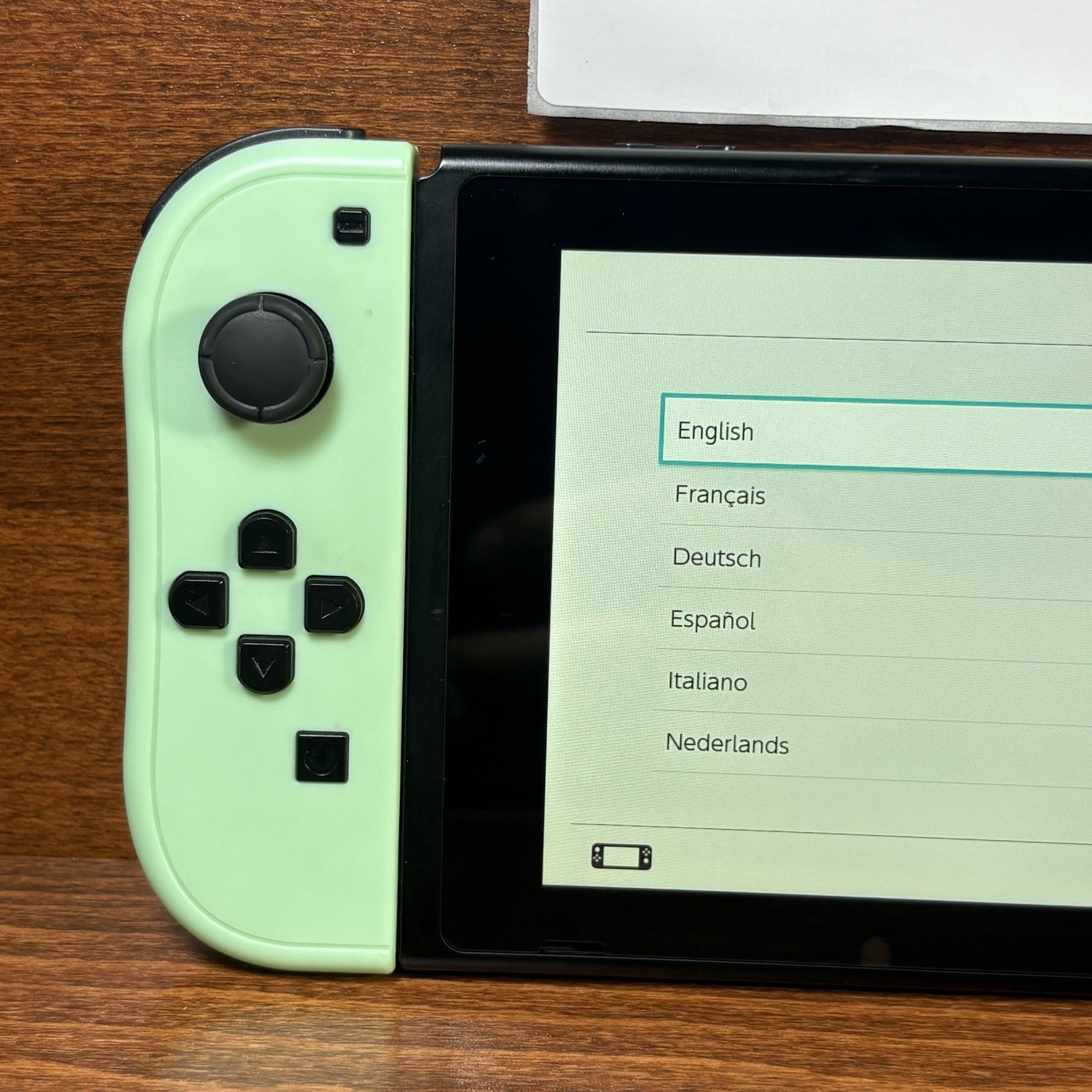 Nintendo Switch with Blue & Green Controllers | Works Perfectly | Case Included