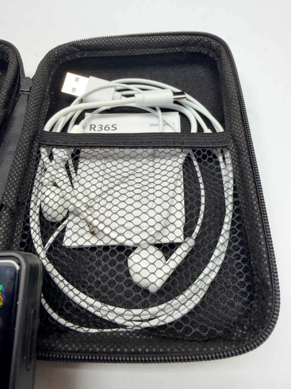 Game Console Model No R36S works good with hard case