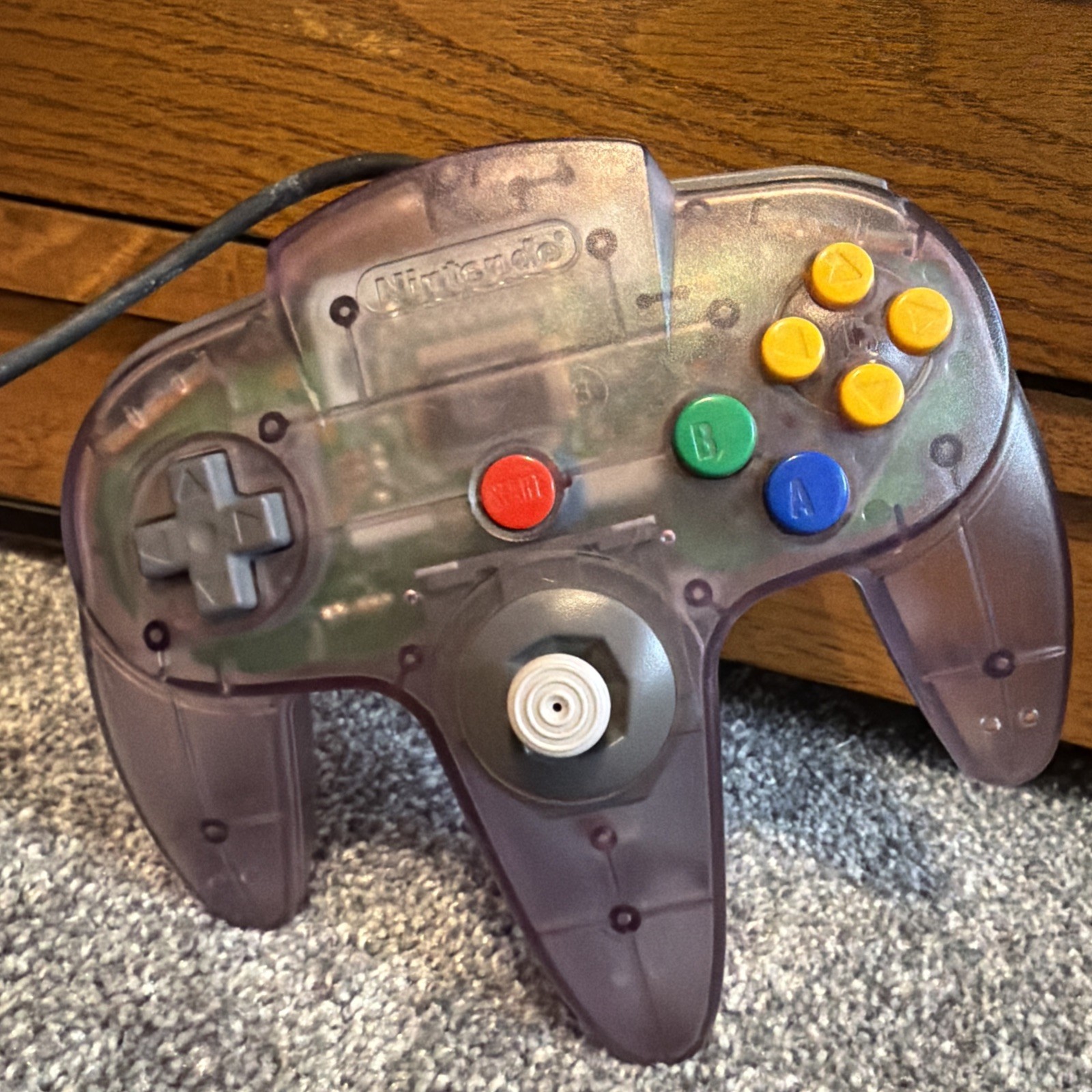 Nintendo 64 N64 Console Bundle w/ OEM Controller And Cables TESTED WORKING EUC!