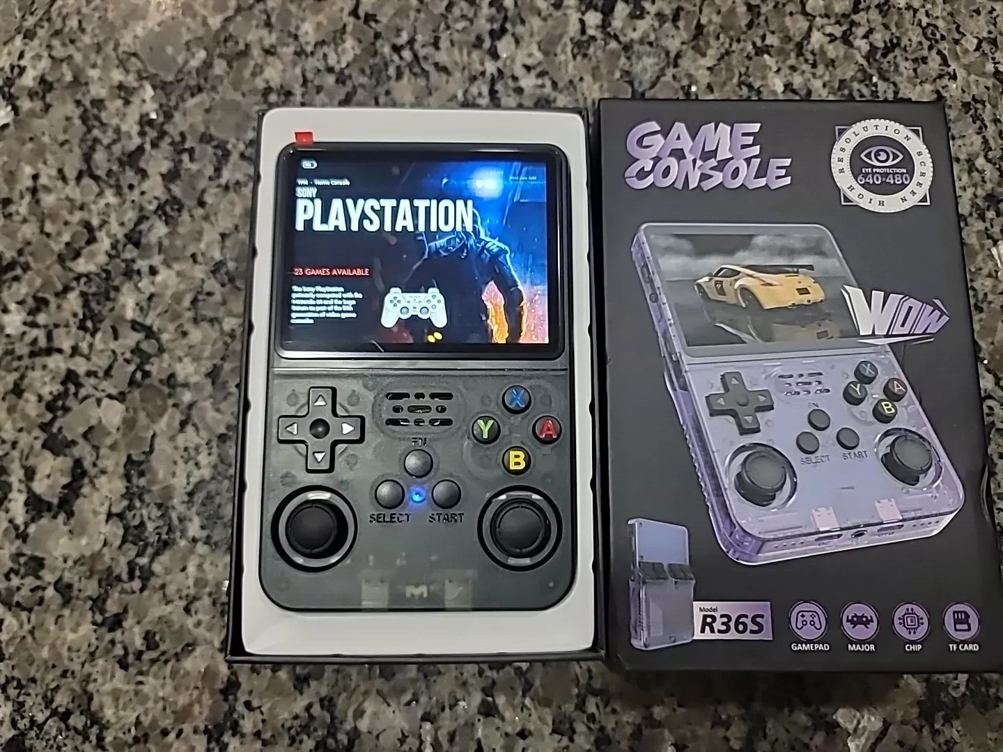 R36S 64GB Retro Handheld Game Console 3.5″ Display 5000 Games