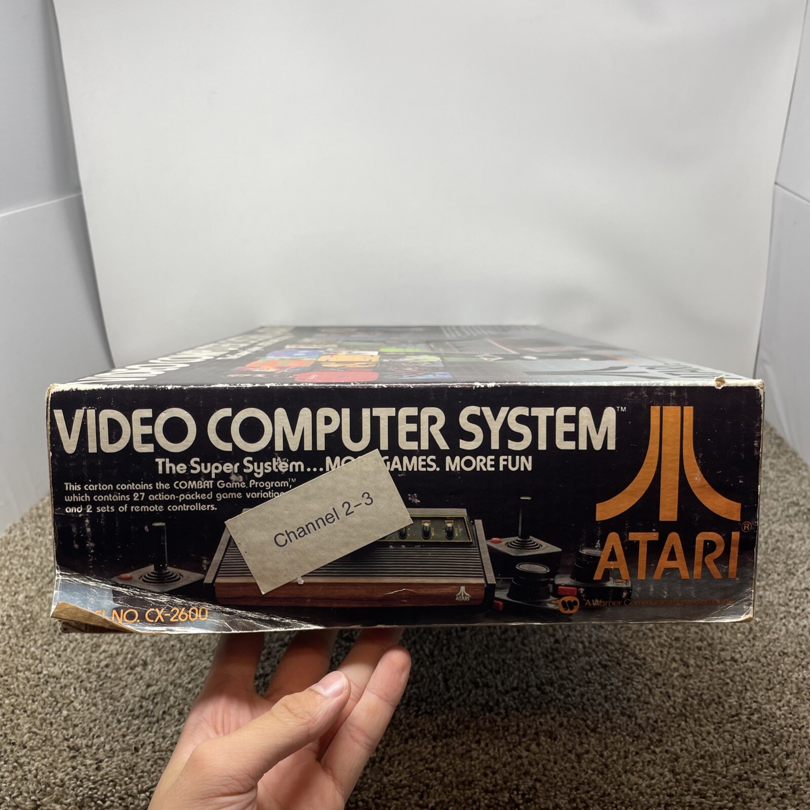 Atari 2600 Console Original 6 switch Console In Box Joystick game WORKING lot