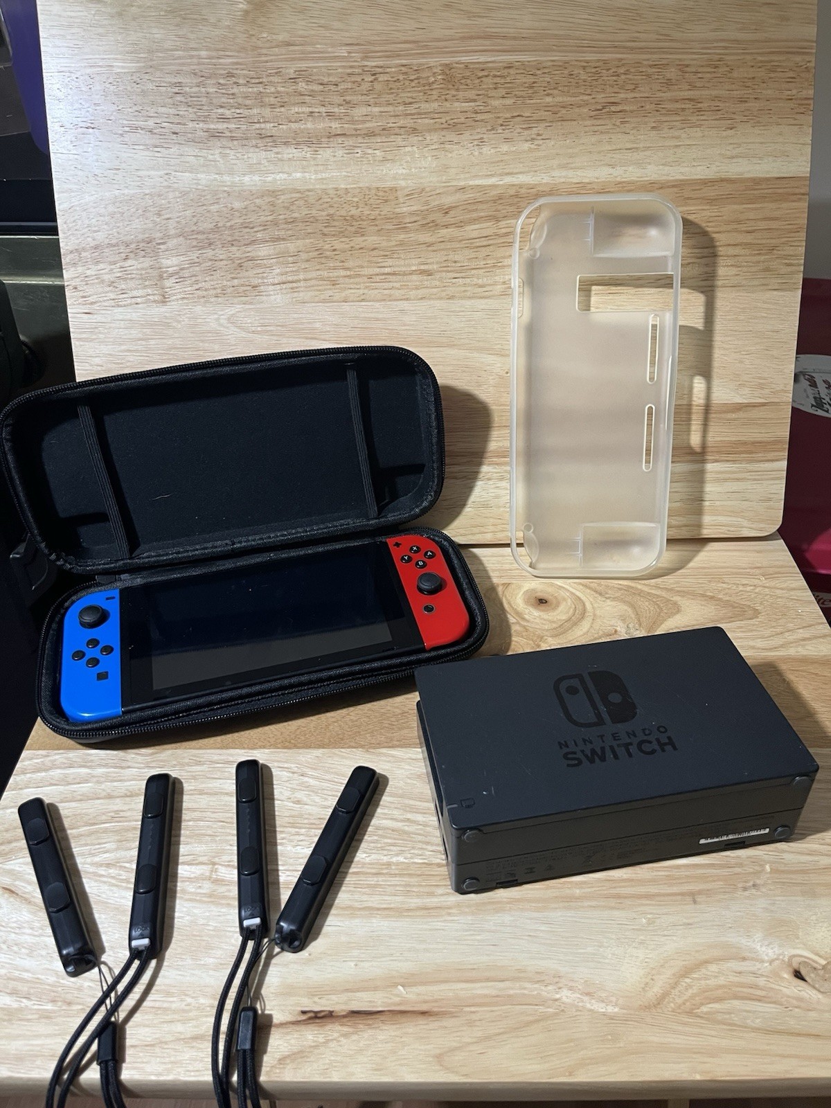 Nintendo Switch 1st Generation Console With Docking Station, Case And Carry Case