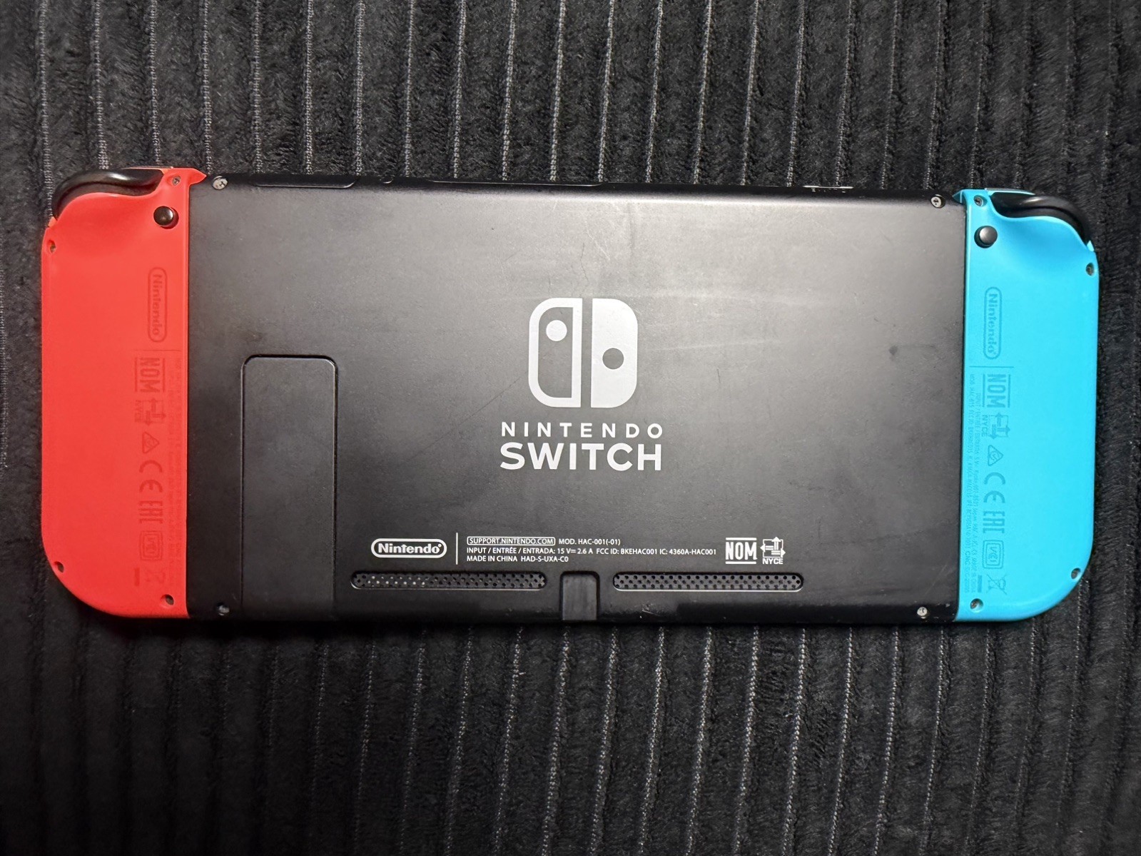 Nintendo Switch V2 HAC-001(-01) Neon Blue Red Joy-Cons Console Tested