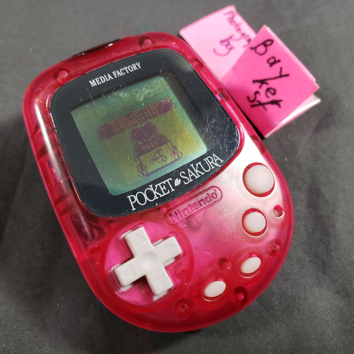 Pocket Sakura Pink COLOR LCD Virtual Pet Pedometer Game MPG-002 SK wars Japan