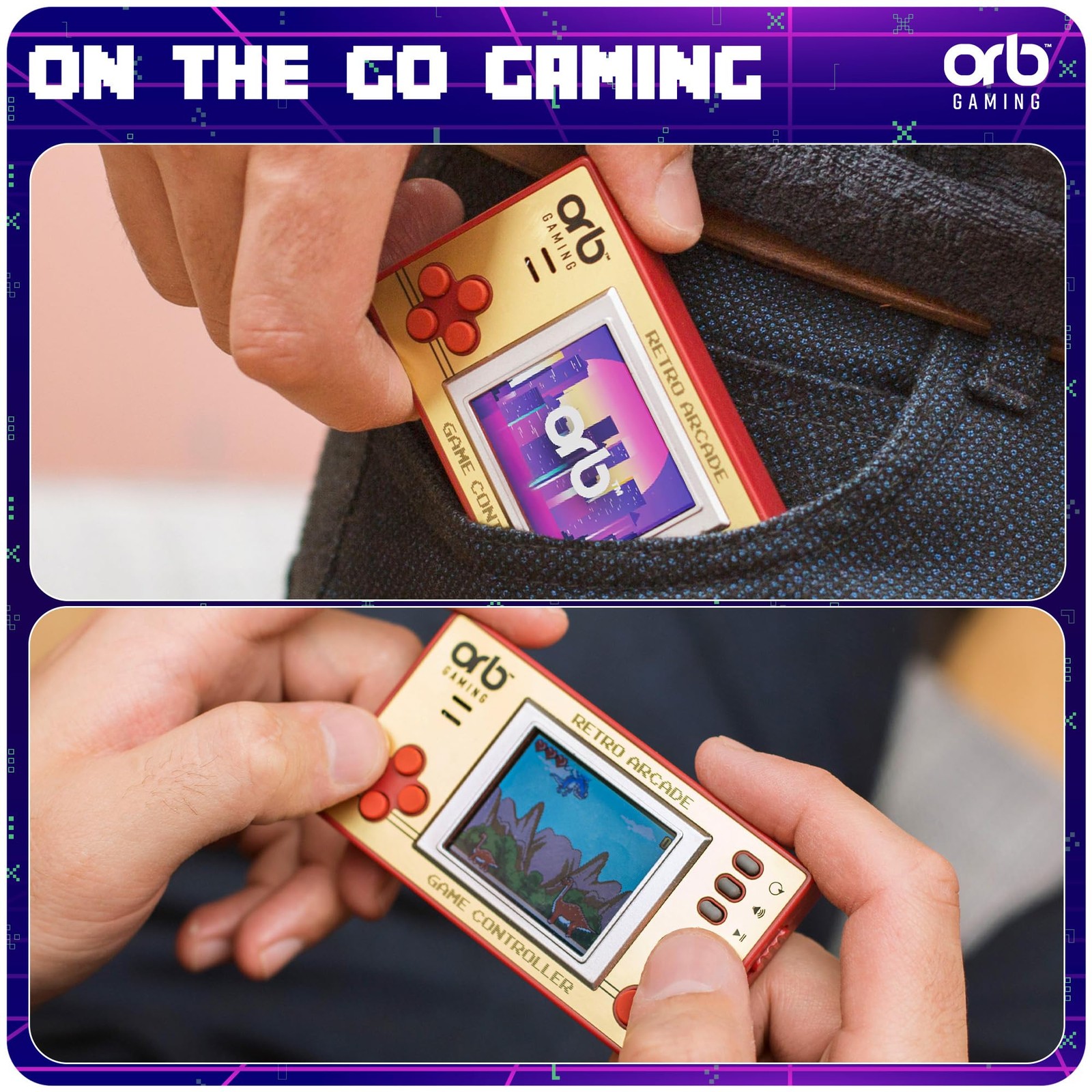 150 In-Built Games 8-Bit Retro Gaming Handheld Console 1.8 Inch LCD Screen