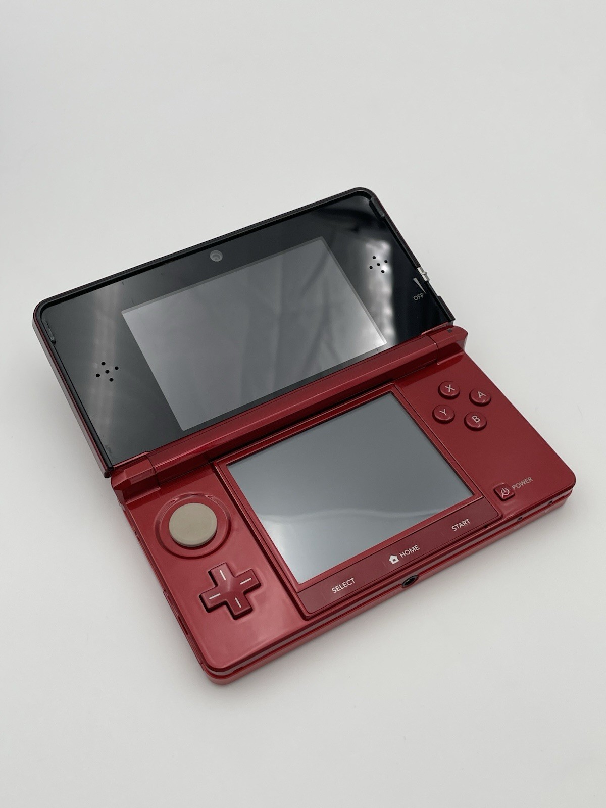 Nintendo 3DS Flame Red Lot With 11 Games Charger & Pen TESTED WORKING