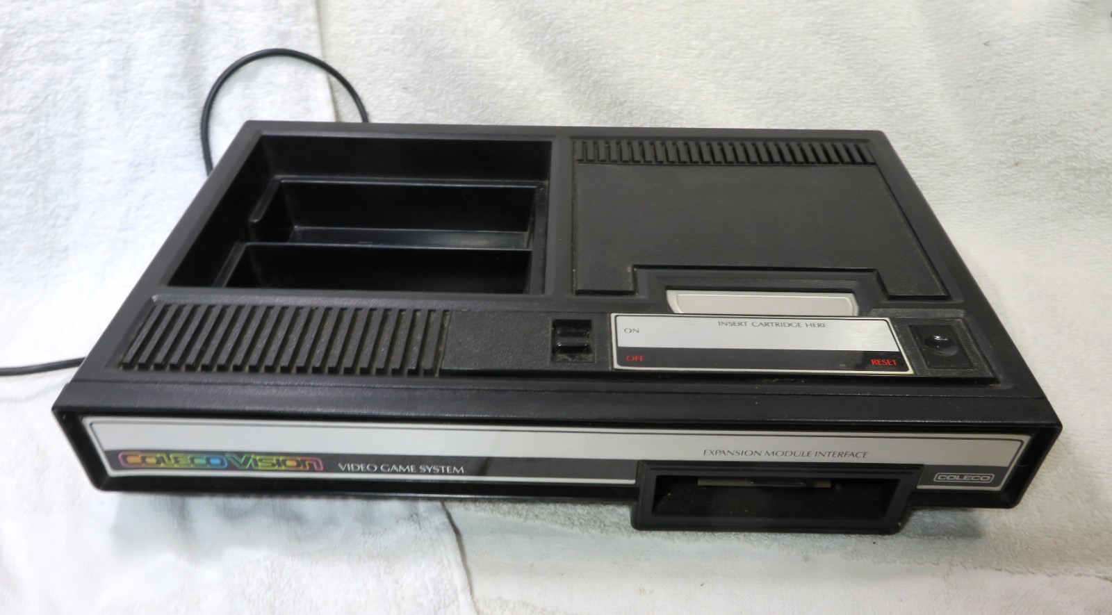 Vintage 1982 ColecoVision Console Super Action Controllers 7 Games (Donkey Kong)
