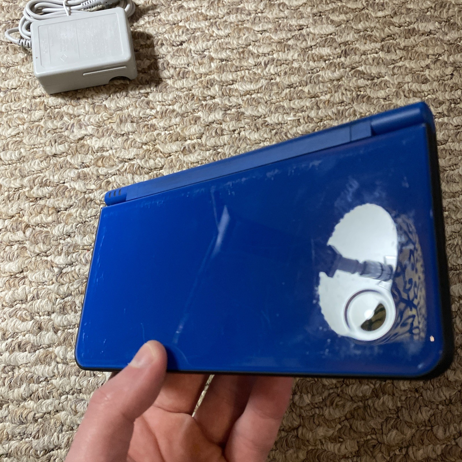 Nintendo DSI XL Blue Handheld Console Wi-Fi Capability w Charger Tested USA