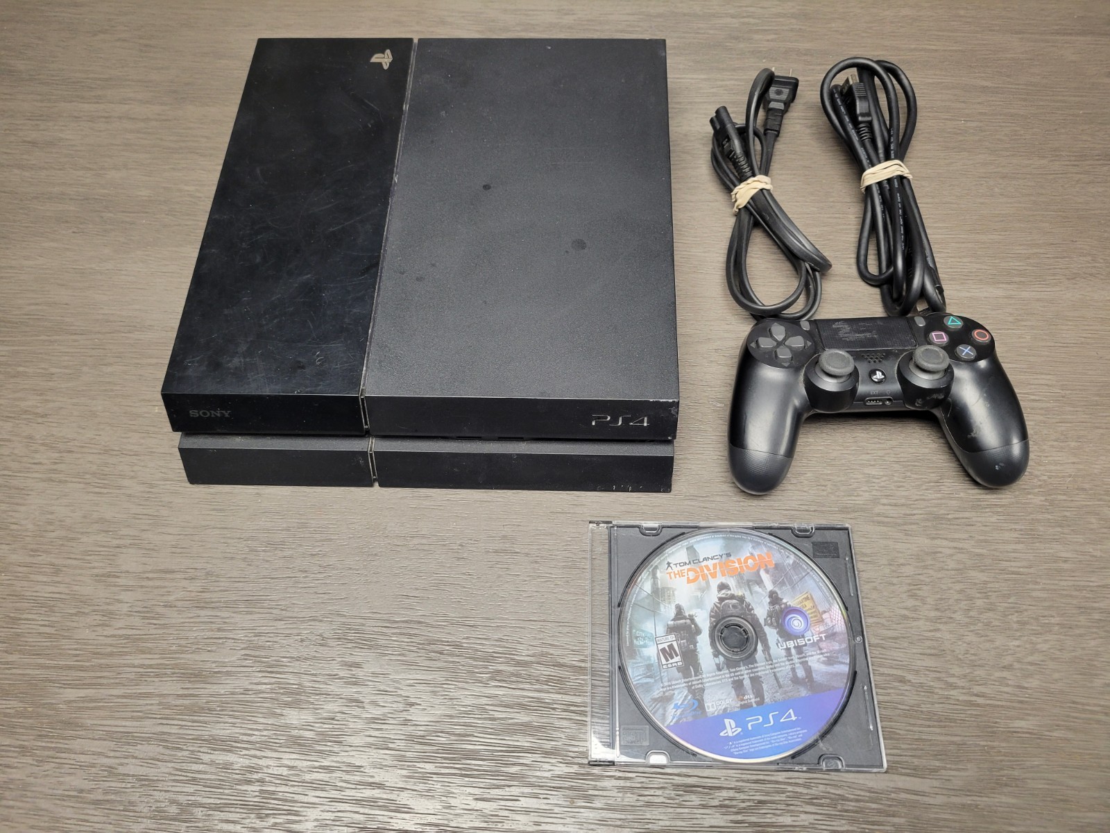 Sony PlayStation 4 500GB Console Bundle – Controller + Game Tested PS4 CUH-1001A