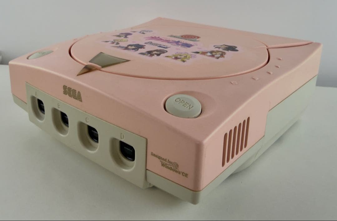 Sakura Wars Pink Sega Dreamcast HKT-3000 Japan console tested From Japan