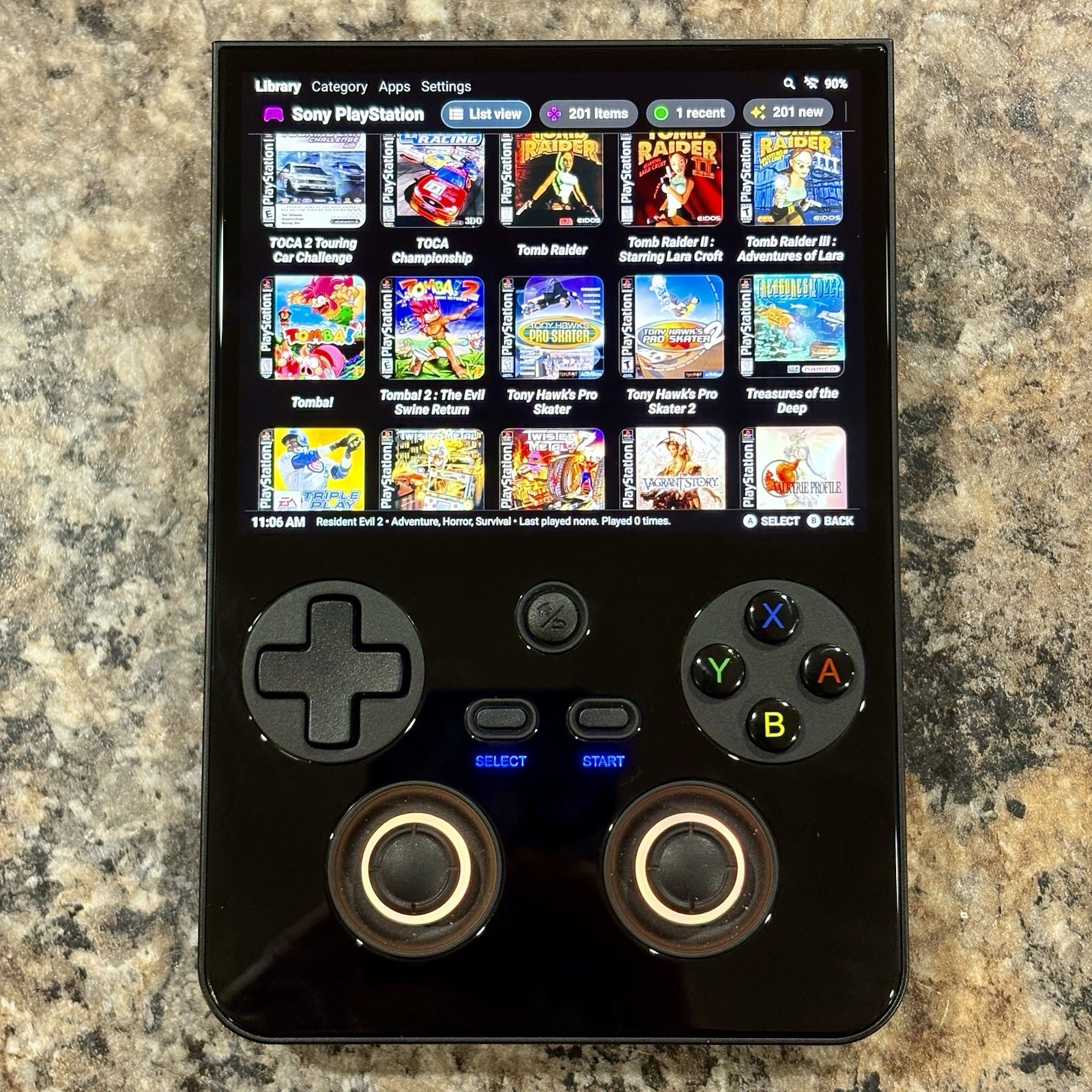 Anbernic RG477V, Custom Retro Handheld, 128GB + 256GB Card, Loaded Ready To Play