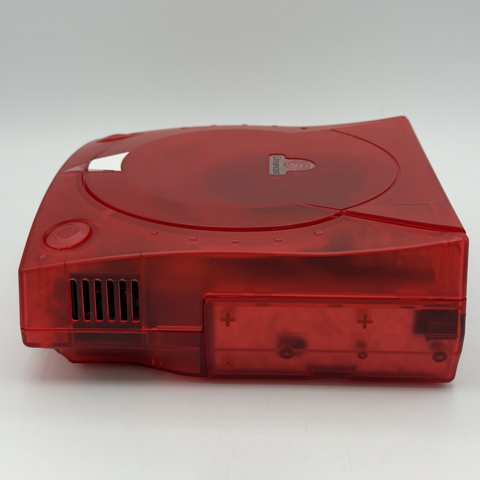Sega Dreamcast Transparent Red Region Free Console Set W/ Controller DREAMPSU