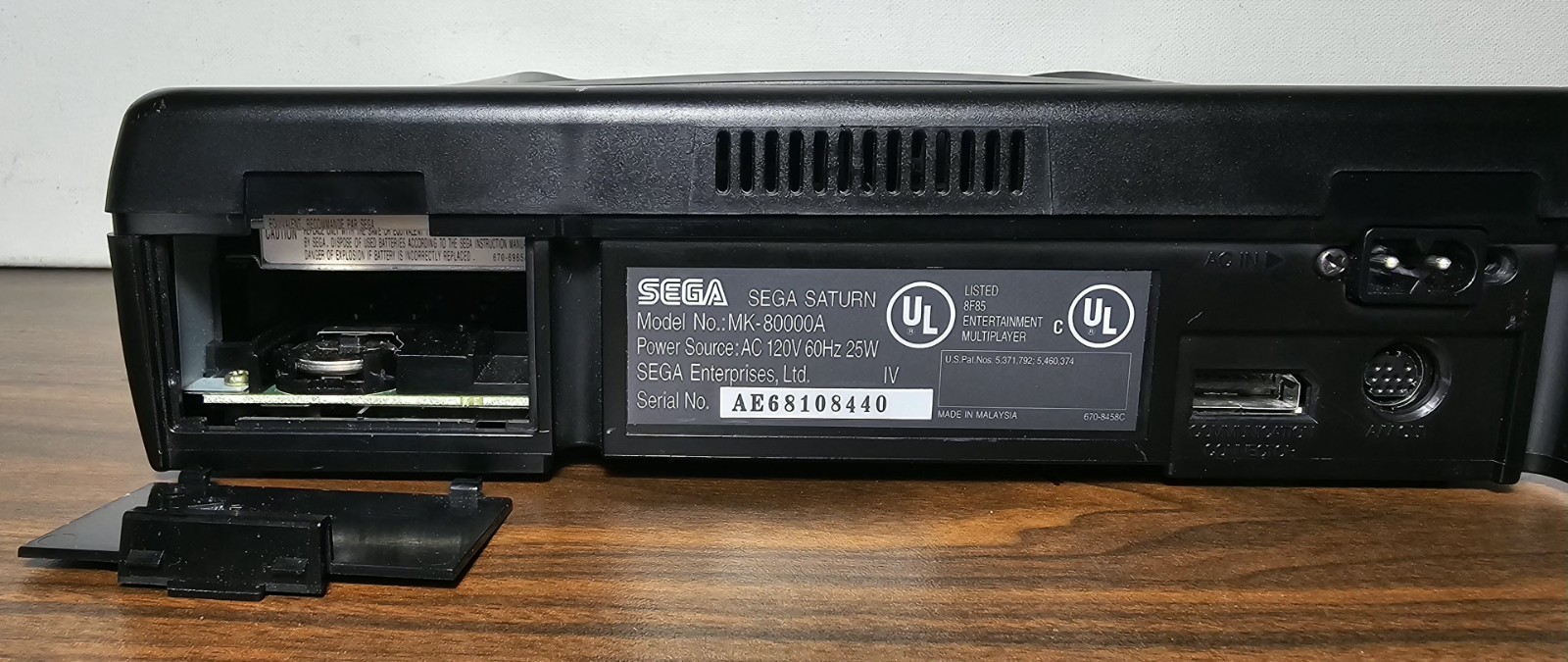 Sega Saturn Console Only MK-80000A -FOR PARTS OR REPAIR-