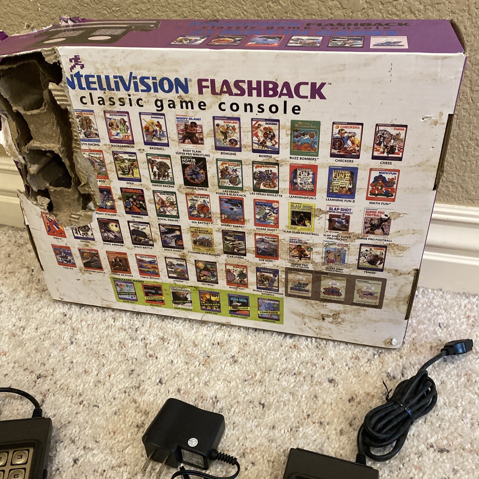 INTELLIVISION Flashback Classic Console 61 Games Complete With Box Tested!