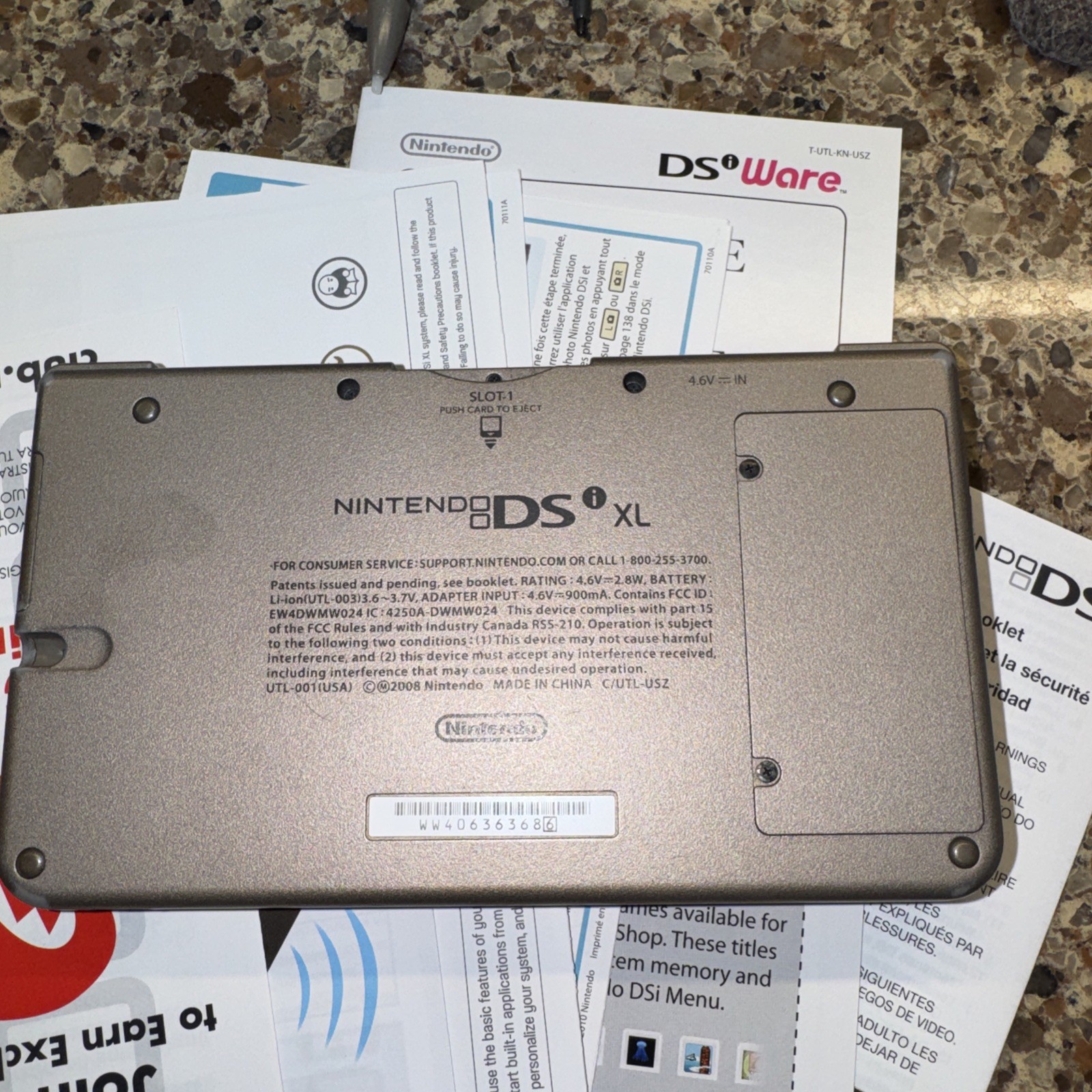 Nintendo DSi XL – Bronze Color Handheld Console – Complete In Box – Excellent