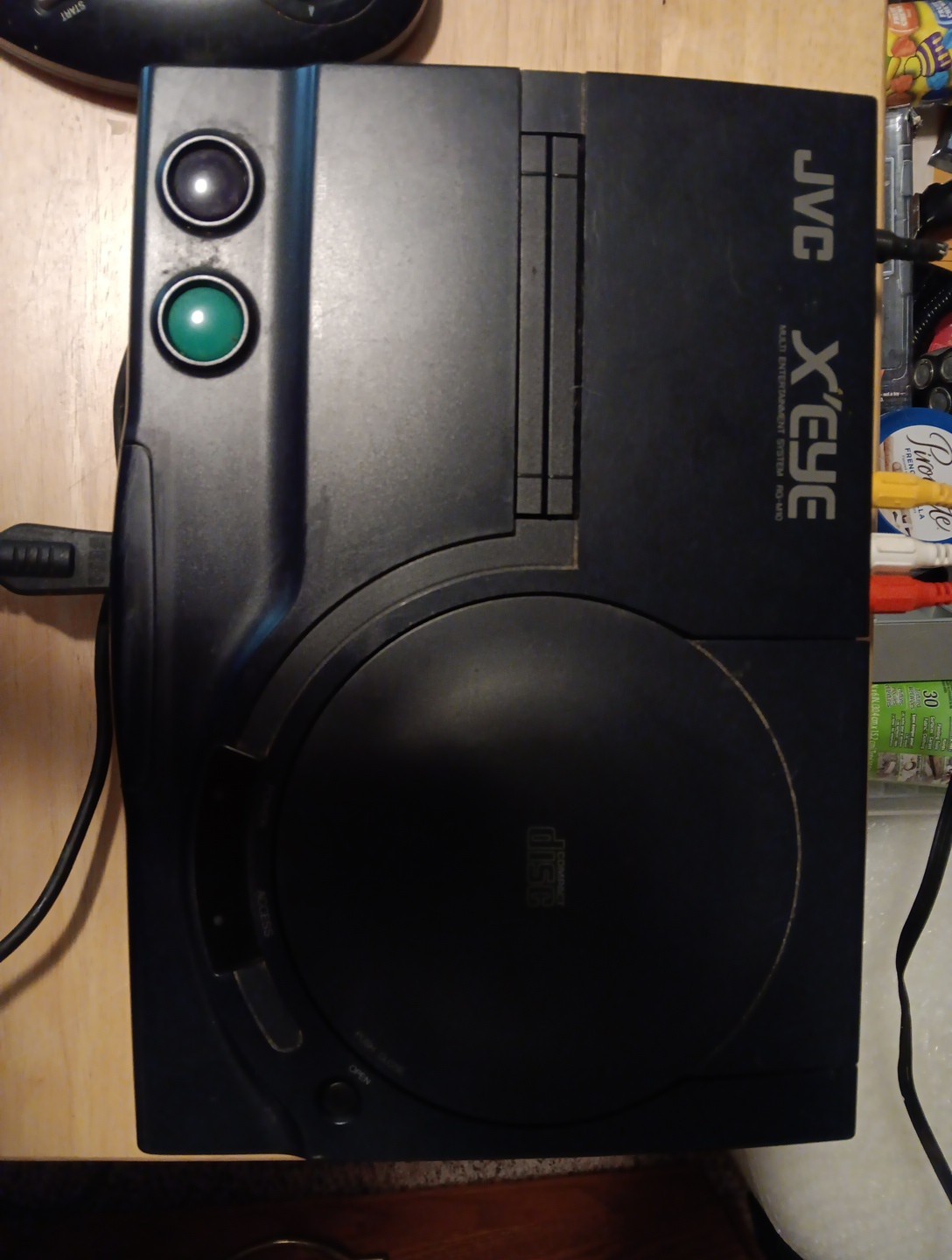 JVC X’ Eye Console Genesis Sega CD With Controller, Cables – Tested and Working