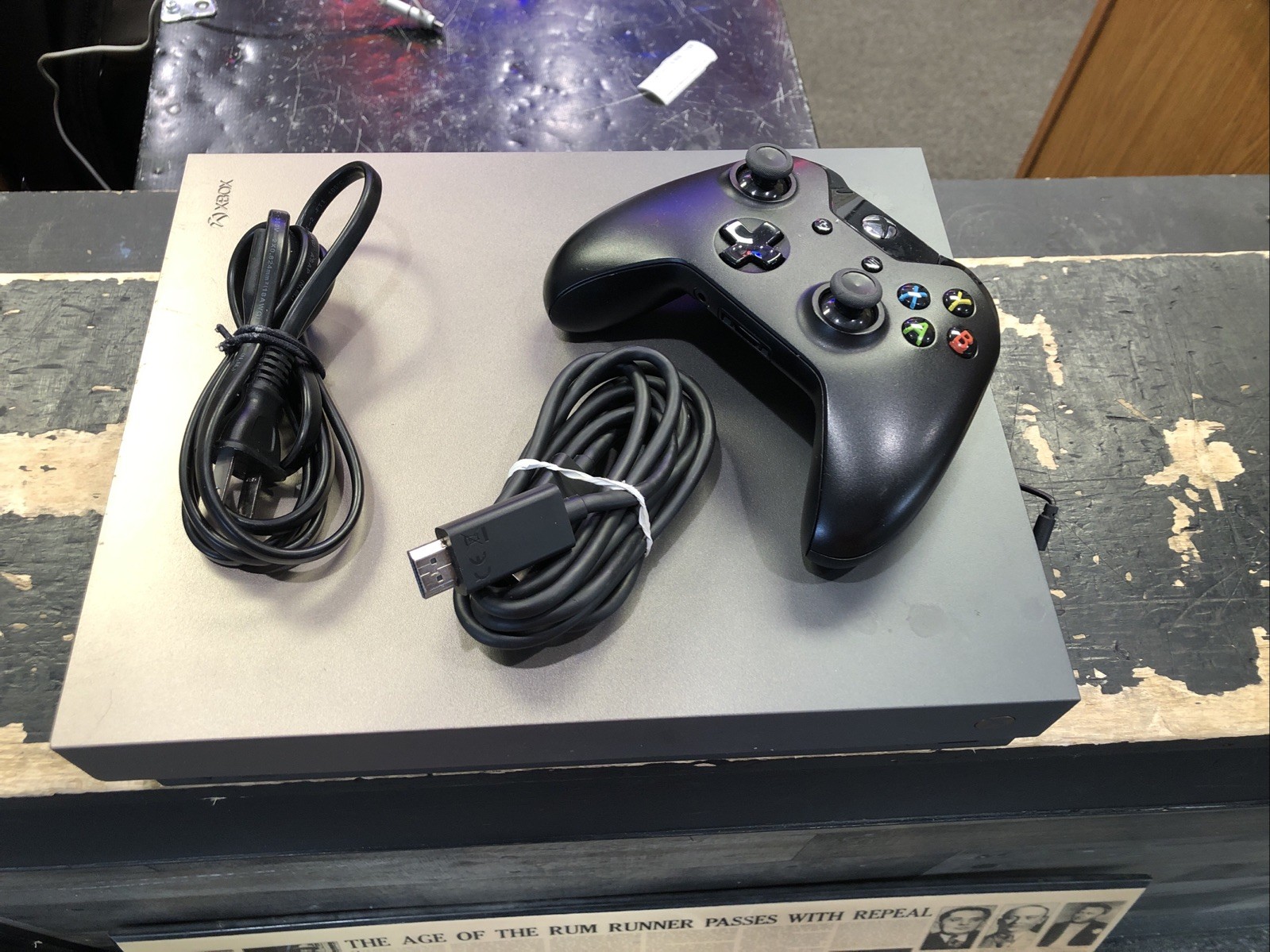 Microsoft Xbox One X Battlefield Gold Rush Edition Console 1 TB Model 1787