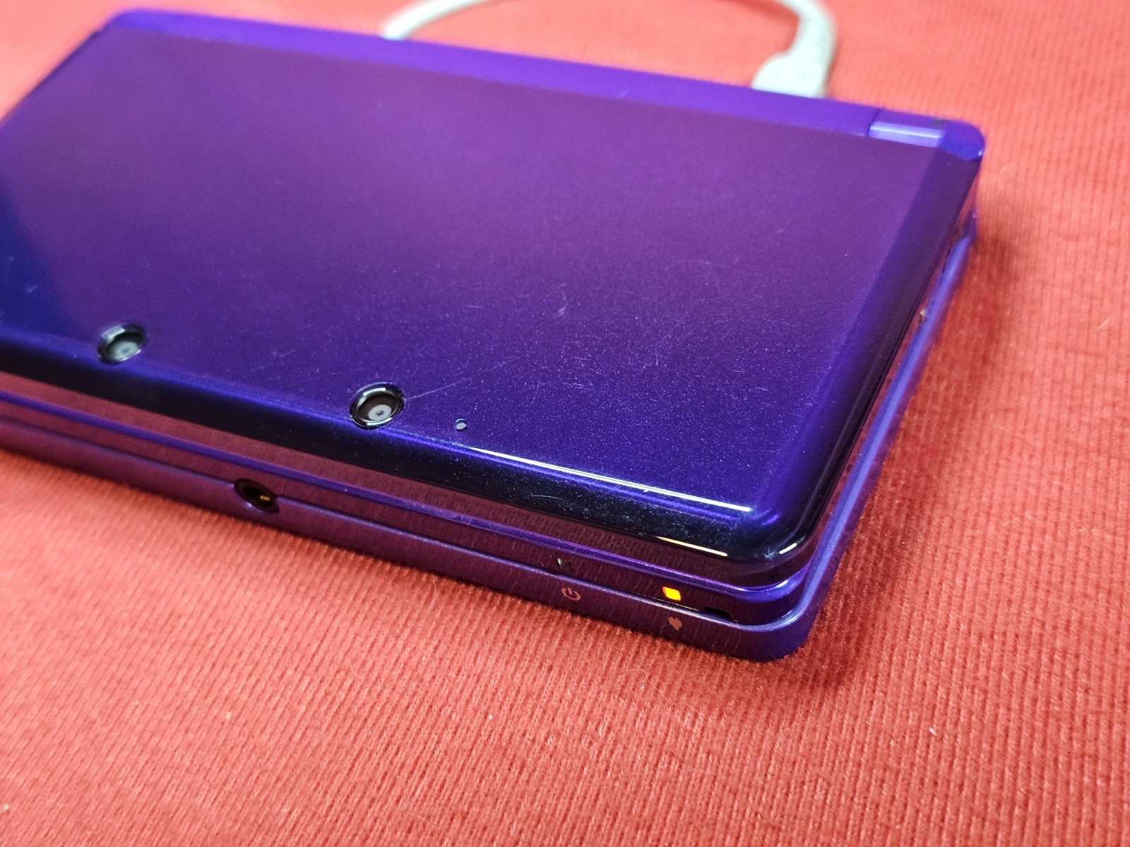 Nintendo 3DS Midnight Purple Handheld System Console – Clean & Tested -Authentic