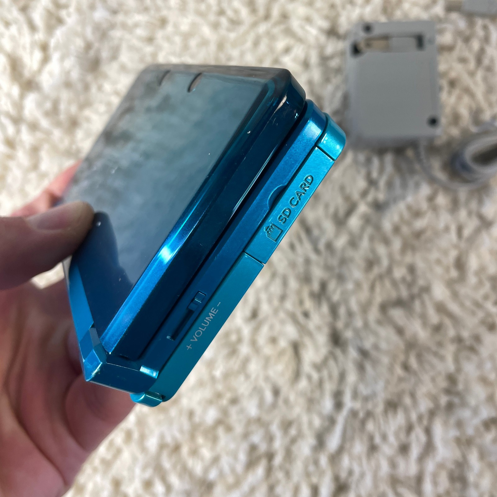 Nintendo 3DS Aqua Blue Handheld Handheld Console System CTR-001 Tested