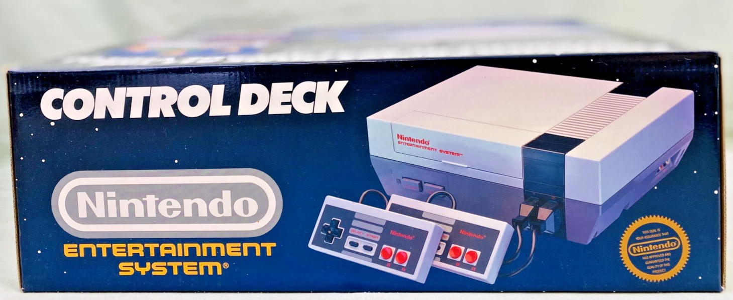 VTG. 1987 NES Nintendo Control Deck w/ Manual, Poster, Controllers & Accessories