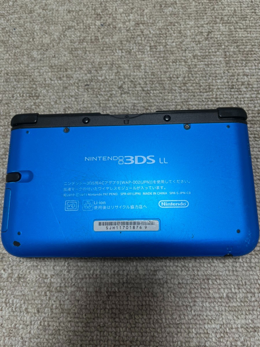 3DS LL XL blue black Japan Nintendo Console Japanese B966