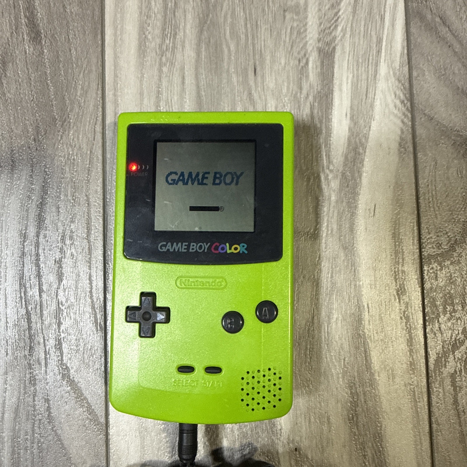1998 Nintendo Game Boy Color Handheld Console Kiwi Lime (CGB-001) Works