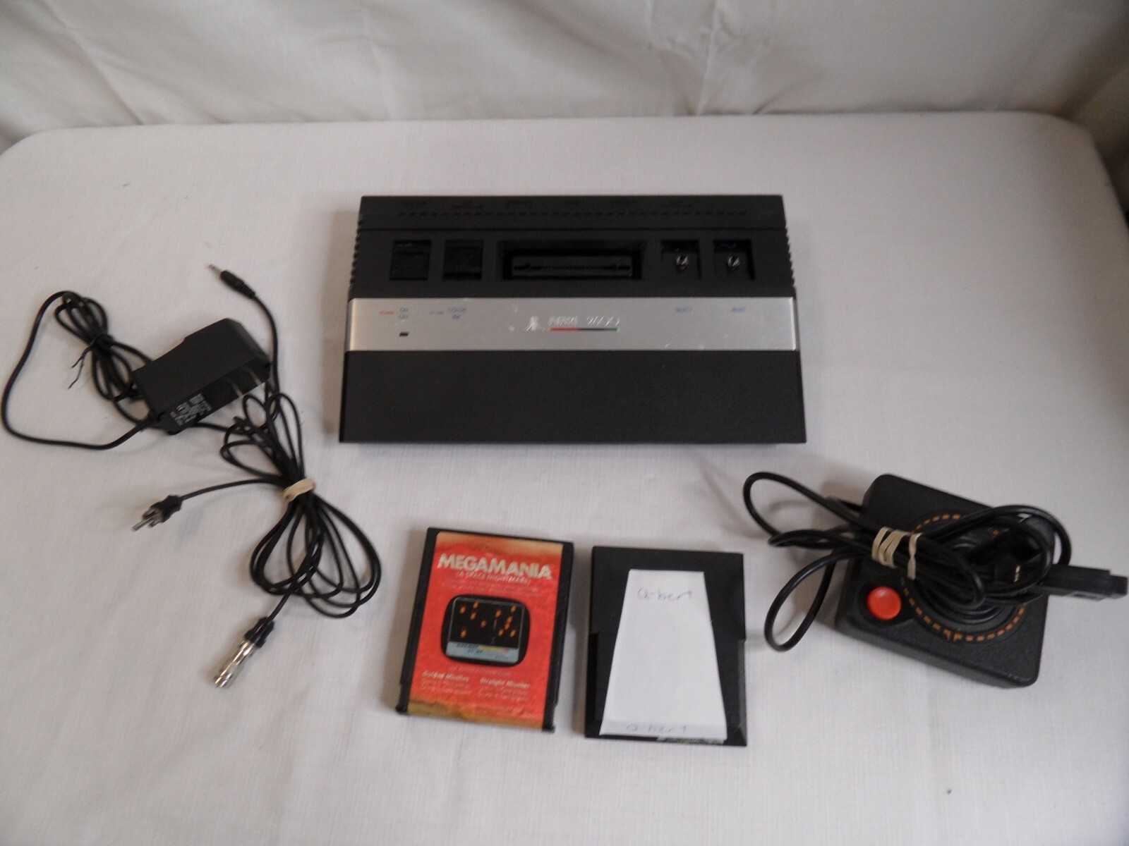 Atari 2600 Jr Short Rainbow Bundle w/ 2 Video Games, Joystick & Power Tested