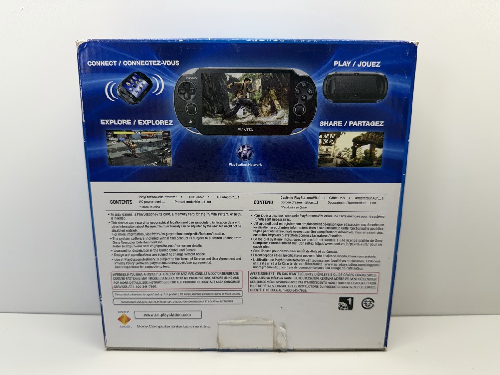 PlayStation PS Vita OLED PCH-1001 Bundle, Cradle Games Memory Card PCH-ZCL1