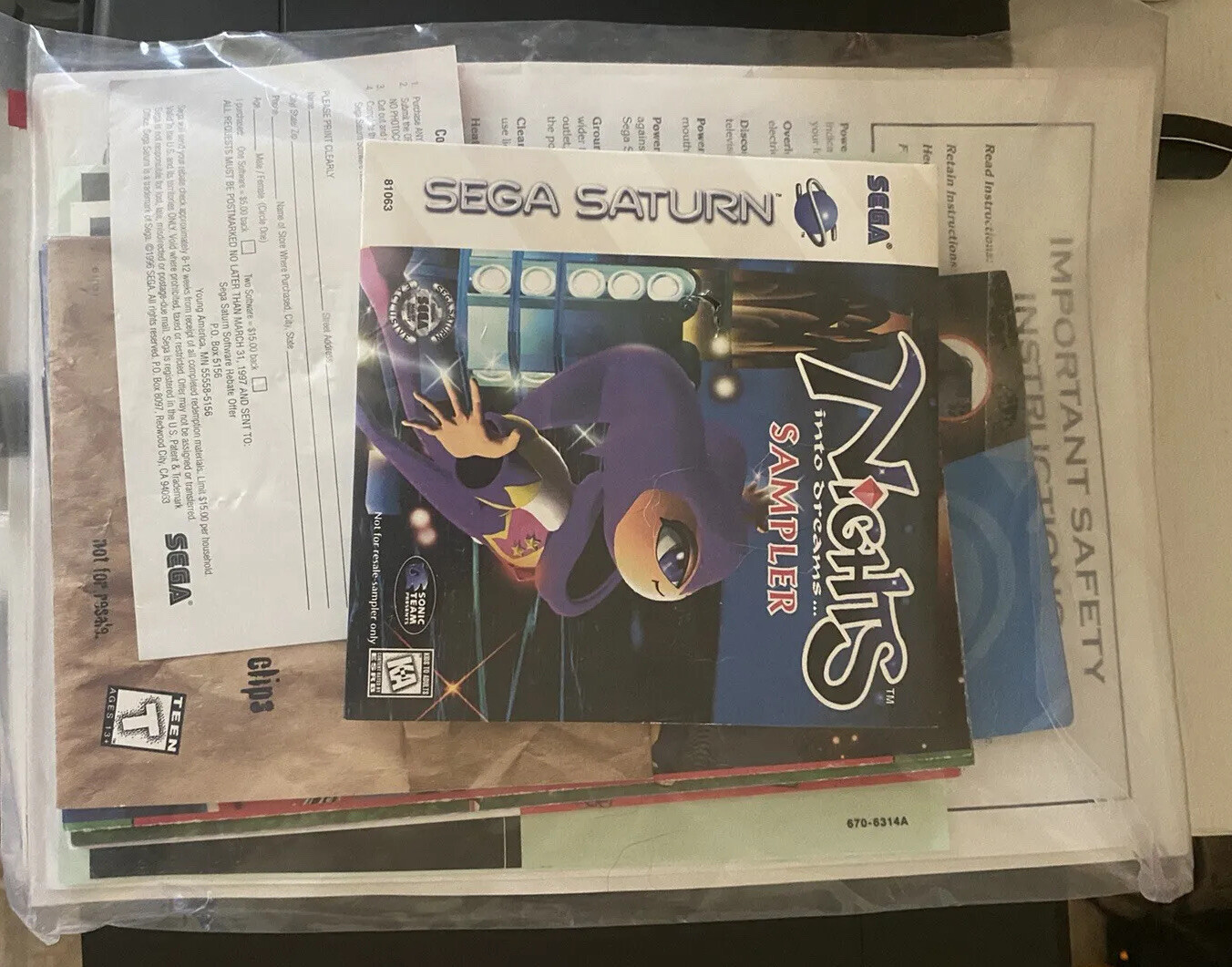 SEGA Saturn Home Console – Black