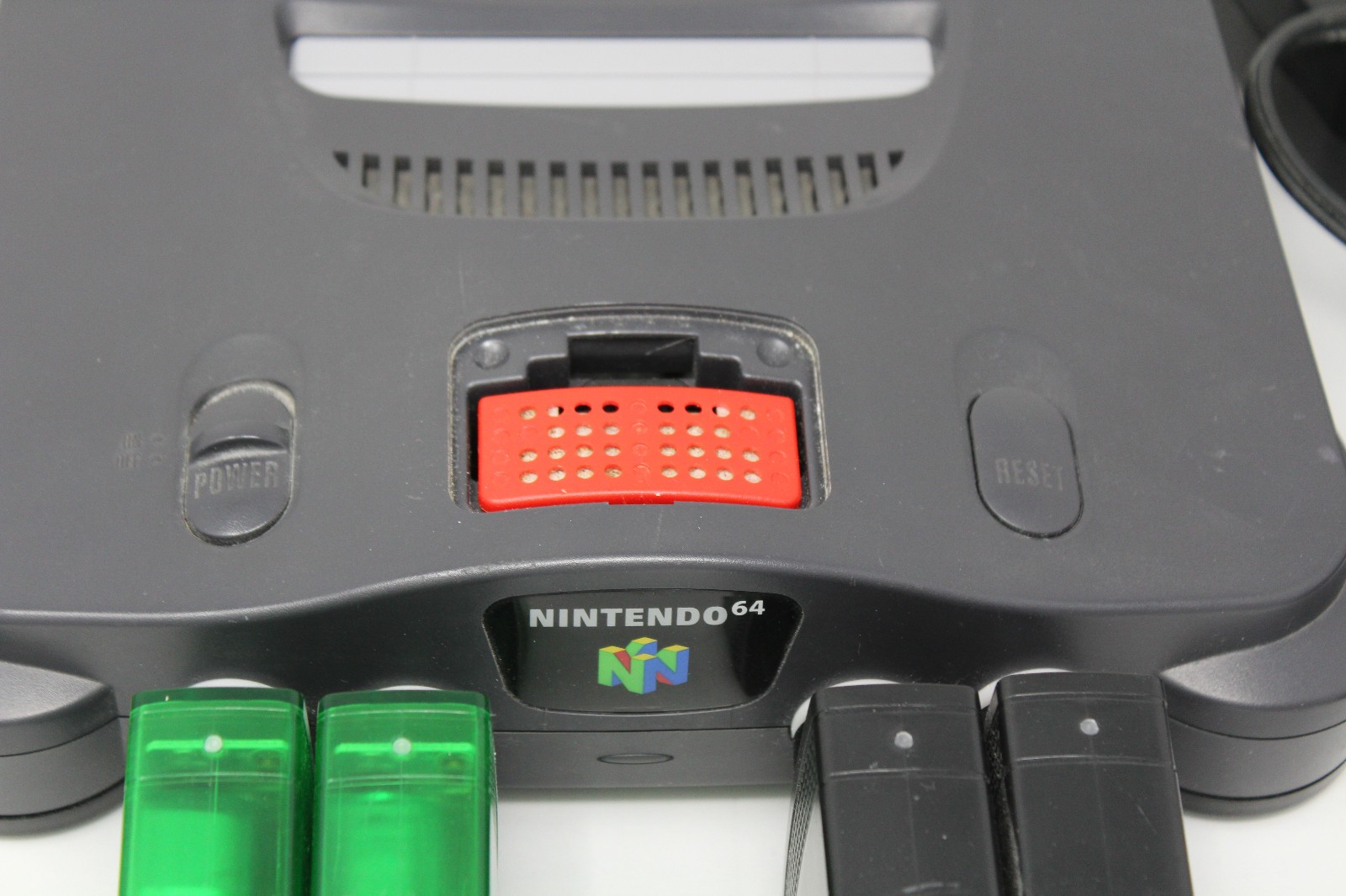 Nintendo 64 System with expansion pak Bundle Set + 4 Retro Fighter Controllers