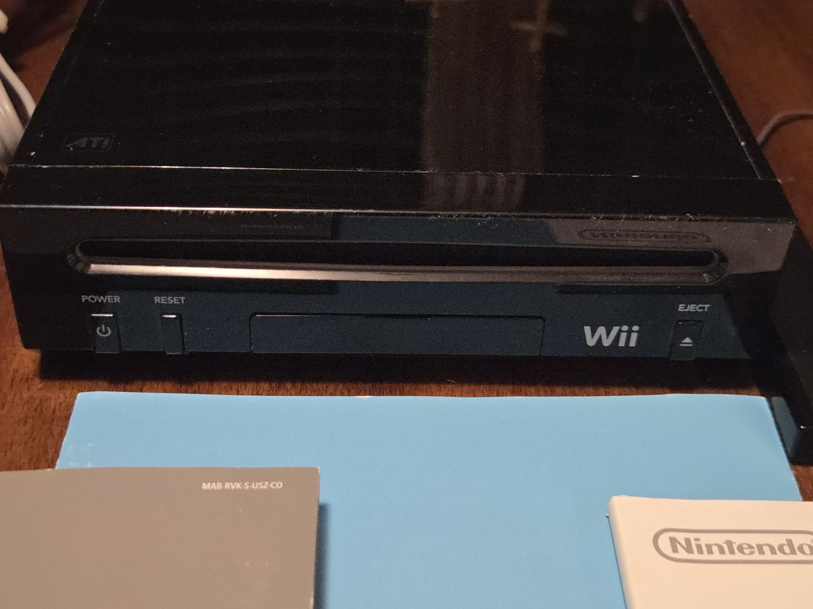 Nintendo Wii Family Console Black RVL-101 with Wii Sports and Wii Sport Resort