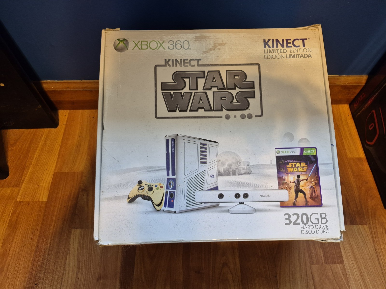 Microsoft Xbox 360 320GB Kinect Star Wars Limited Edition, Working w/box