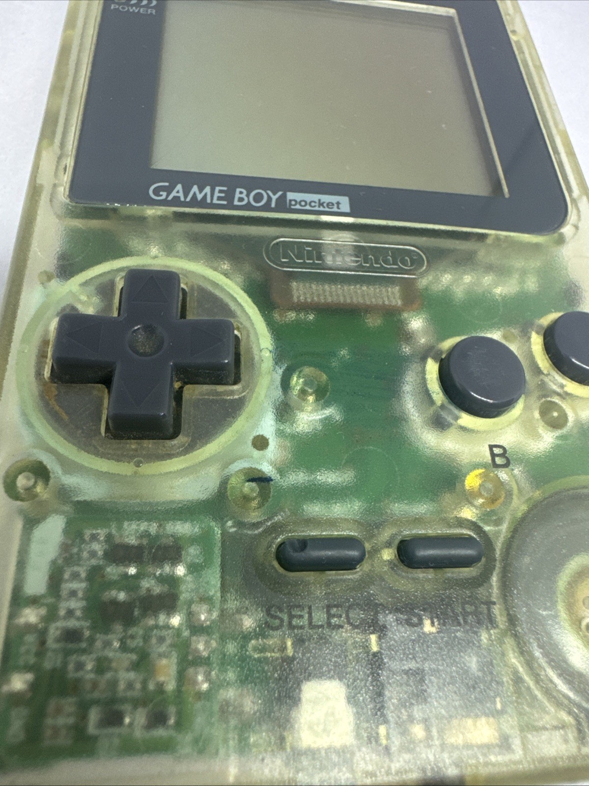 Nintendo Game Boy Pocket CLEAR – Authentic – Tested-read Description